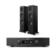 KEF Q Concerto Meta Bookshelf Speakers & Arcam ST5 + A5 Network Streamer and Amplifier HiFi Bundle Hi-Fi Stereo Systems Sight and Sound Galleria 2