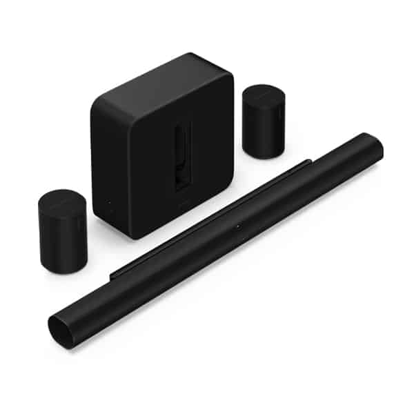 Sonos Premium Immersive Set with Arc Ultra (Black) Family Room Systems Sight and Sound Galleria