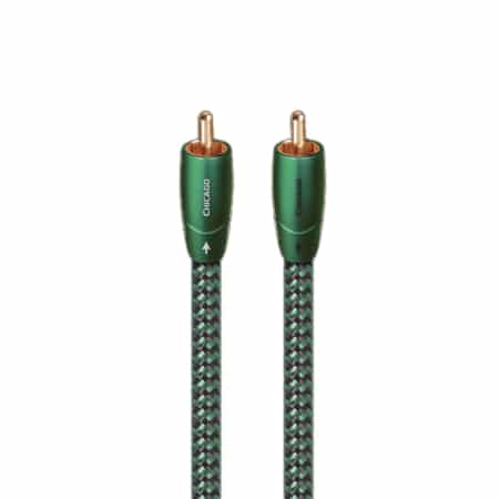 AudioQuest Chicago RCA to RCA Interconnect Cable (Pair) AudioQuest Sight and Sound Galleria