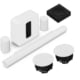 Three Zone Living Complete Sonos Bundle (White) Sonos Design & Consultation Sight and Sound Galleria