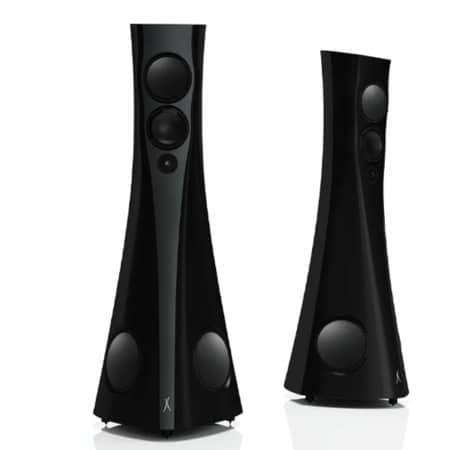 Estelon Forza Floorstanding Speakers (Black Pearl Gloss) Estelon Sight and Sound Galleria