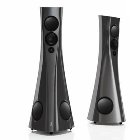 Estelon Forza Floorstanding Speakers (Dark Silver) Estelon Sight and Sound Galleria