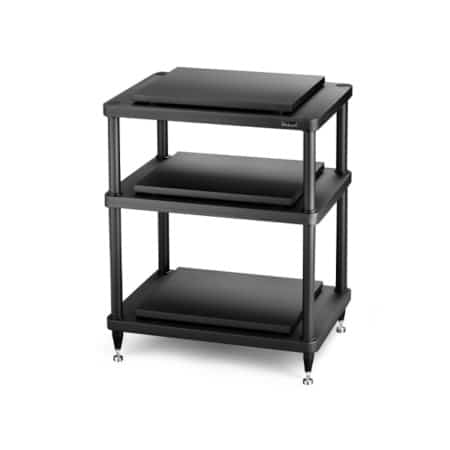 Solidsteel S5-3 Three-Shelf HiFi Rack (Black) HiFi Racks Sight and Sound Galleria